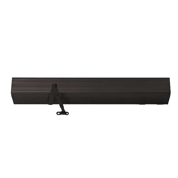 Lcn Grade 1 Surface Door Operator, Double Lever Arm Regular, Exterior, Black Painted Finish 4642-REG BLACK CS - main